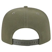 Youth New Era Olive Pittsburgh Steelers Color Pack A-Frame 9FIFTY Snapback Hat