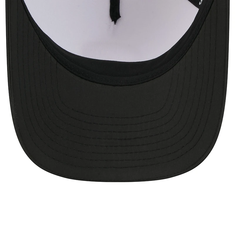 Youth New Era  White/Black Pittsburgh Steelers 2025 NFL Training Camp A-Frame 9FORTY Adjustable Hat