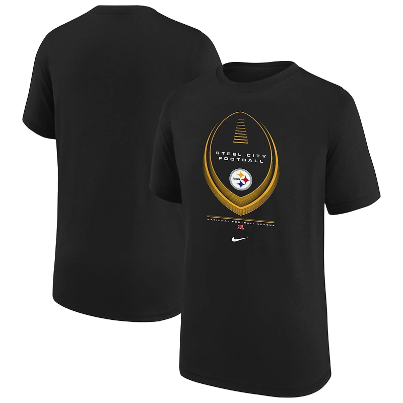Youth Nike  Black Pittsburgh Steelers Icon Legend Dri-FIT T-Shirt