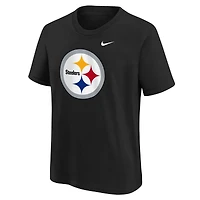 Youth Nike  Black Pittsburgh Steelers Logo T-Shirt