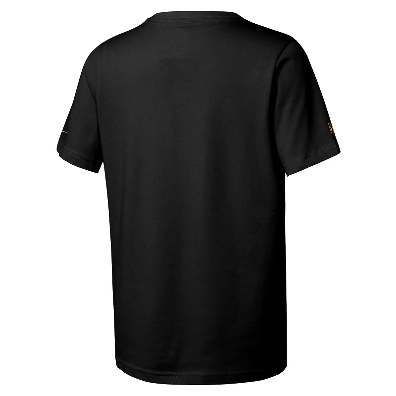 T-shirt Nike noir Pittsburgh Steelers pour jeunes, édition spéciale équipe.