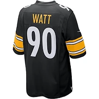 Maillot de match Nike noir des Pittsburgh Steelers pour jeunes