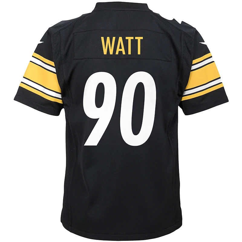 Youth Nike T.J. Watt Black Pittsburgh Steelers Game - Jersey