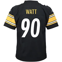 Youth Nike T.J. Watt Black Pittsburgh Steelers Game - Jersey