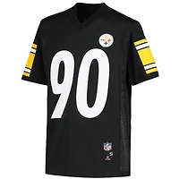 Jeunesse T.J. Maillot de joueur réplique des Steelers Pittsburgh noir Watt