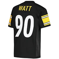 Maillot réplique noir de joueur T.J. Watt des Steelers Pittsburgh pour jeunes