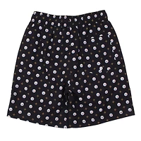 Youth Wes & Willy  Black Pittsburgh Steelers Fleur Swim Trunks