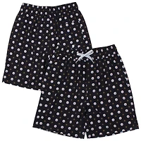 Youth Wes & Willy  Black Pittsburgh Steelers Fleur Swim Trunks
