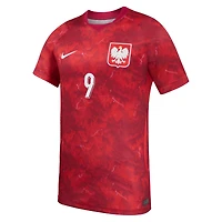 Men's Nike Robert Lewandowski White Poland National Team 2026 Home Stadium Replica Jersey