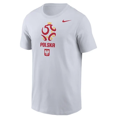 Men's Nike White Poland National Team 2026 Core T-Shirt