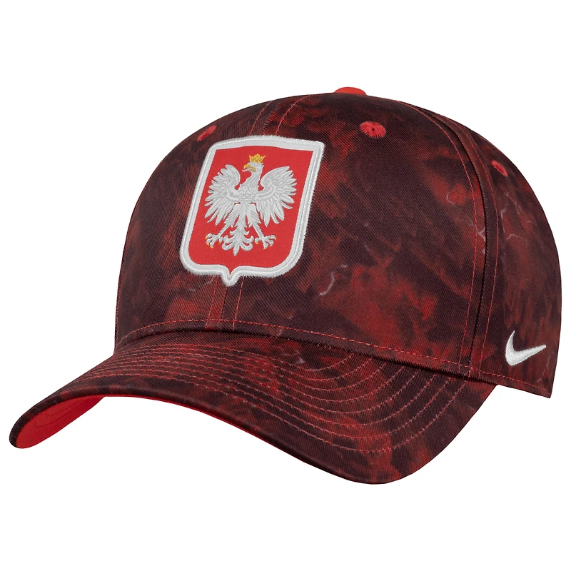 Unisex Nike Red Poland National Team Rise Adjustable Hat