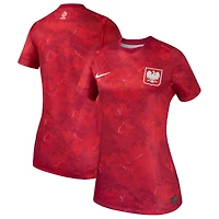 Women's Nike Red Poland National Team 2026 Away Stadium Replica Jersey
