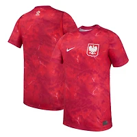 Youth Nike  Red Poland National Team 2026 Stadium Replica Jersey
