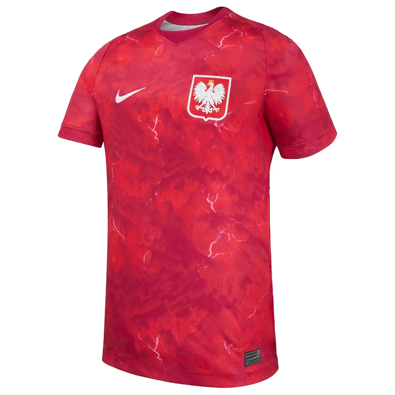 Youth Nike  Red Poland National Team 2026 Stadium Replica Jersey