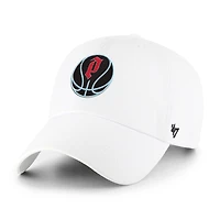 Men's '47 White Portland Fire Core Logo Clean Up Adjustable Hat