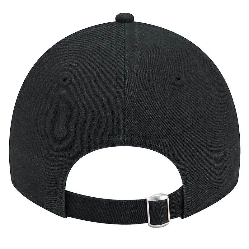 Casquette ajustable New Era noire Portland Fire 9TWENTY Core Logo pour homme