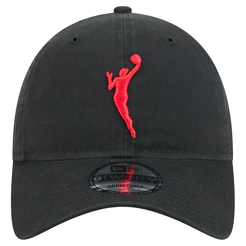 Men's New Era Black Portland Fire Logowoman 9Twenty Adjustable Hat