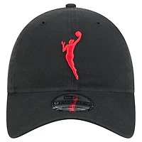 Men's New Era Black Portland Fire Logowoman 9Twenty Adjustable Hat
