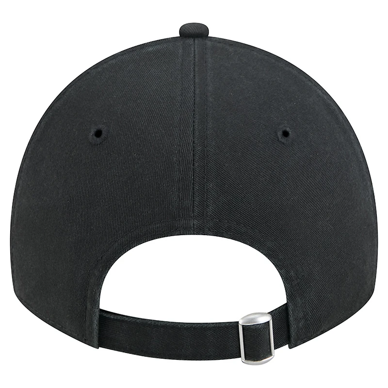 Men's New Era Black Portland Fire Logowoman 9Twenty Adjustable Hat