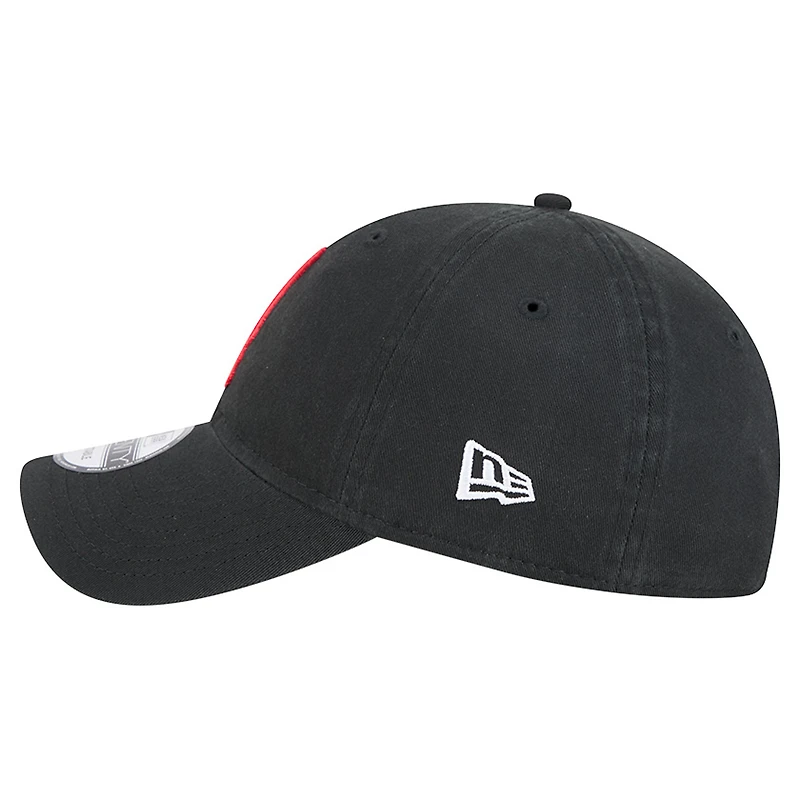 Men's New Era Black Portland Fire Logowoman 9Twenty Adjustable Hat