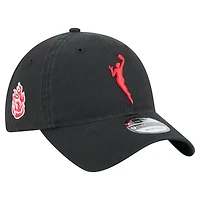 Men's New Era Black Portland Fire Logowoman 9Twenty Adjustable Hat
