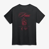 Unisex Logo Athletic Black Portland Fire Motion T-Shirt