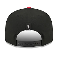 Unisex New Era Black/Red Portland Fire WNBA Tip-Off 2026 Metal Badge A-Frame 9FIFTY Snapback Hat