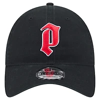 Unisex New Era  Black Portland Fire Core Logo 9TWENTY Adjustable Hat