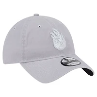 Unisex New Era  Gray Portland Fire Core Tonal 9TWENTY Adjustable Hat