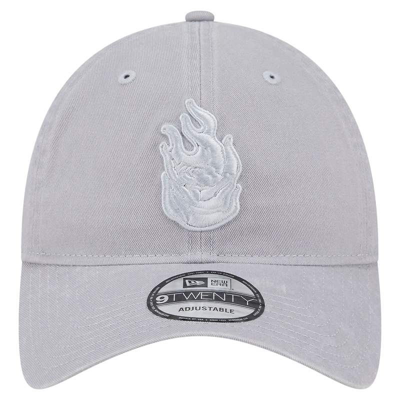 Casquette unisexe New Era grise Portland Fire Core Tonal 9TWENTY ajustable