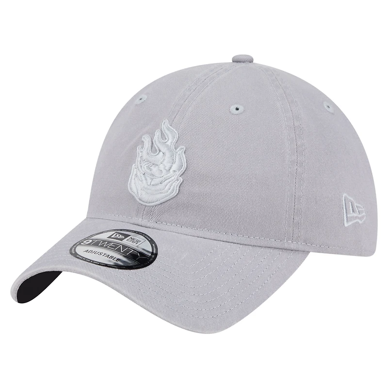 Casquette unisexe New Era grise Portland Fire Core Tonal 9TWENTY ajustable