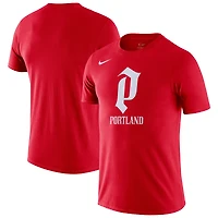 T-shirt unisexe Nike rouge Portland Fire Essential Logo Dri-FIT