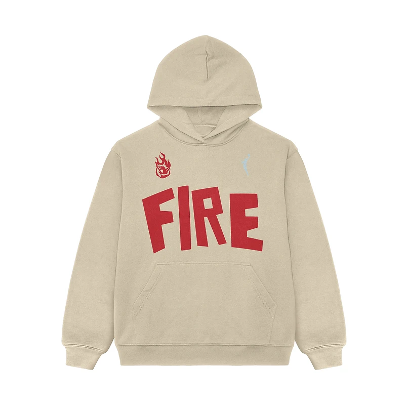 Unisex Playa Society  Oatmeal Portland Fire Established Hoodie