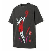 Unisex round21  Gray Portland Fire Victory T-Shirt