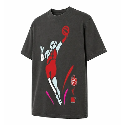 Unisex round21 Gray Portland Fire Victory T-Shirt