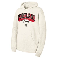 Sweat à capuche en polaire épaisse naturelle Portland Fire pour jeunes
