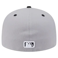 Men's New Era  Gray Portland Sea Dogs Authentic Collection 59FIFTY Fitted Hat