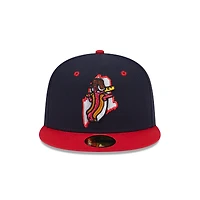 Casquette ajustée 59FIFTY bleu marine Portland Sea Dogs pour homme de New Era