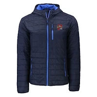 Men's Cutter & Buck  Navy Portland Sea Dogs Rainier PrimaLoft Eco Full-Zip Hooded Jacket