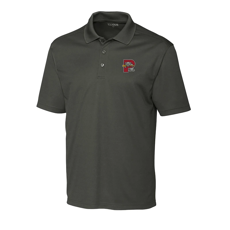 Men's Cutter & Buck Steel Portland Sea Dogs Clique Spin Eco Performance Pique Polo