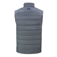 Men's Cutter & Buck Steel Portland Sea Dogs Evoke Hybrid Eco Softshell Recycled Full-Zip Vest