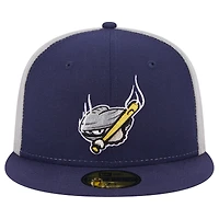 Casquette ajustée 59FIFTY Portland Sea Dogs Theme Nights Clam Bake pour homme New Era bleu marine