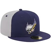 Men's New Era Navy Portland Sea Dogs Theme Nights Clam Bake  59FIFTY Fitted Hat