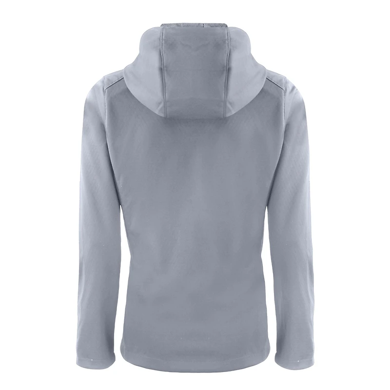 Women's Cutter & Buck Gray Portland Sea Dogs Evoke Eco Softshell Recycled Full-Zip Jacket