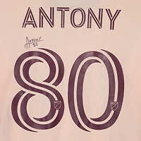 Maillot rose #80 autographié par Antony Portland Timbers lors de la saison 2023 de la MLS