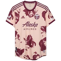 Maillot rose dédicacé #6 de Bryan Acosta des Portland Timbers lors de la saison 2023 de la MLS