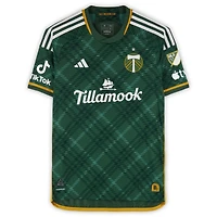 Maillot adidas vert dédicacé #22 des Portland Timbers par Cristhian Paredes pour la saison 2024 de la MLS - Taille M