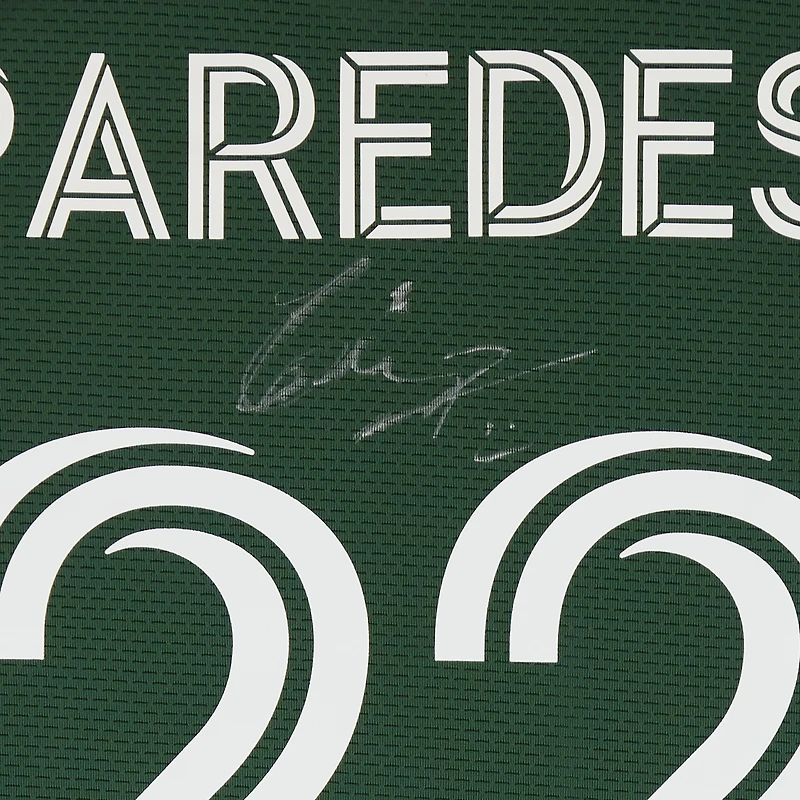 Cristhian Paredes Portland Timbers Autographed Match-Used #22 Green adidas Jersey from the 2024 MLS Season - Size M