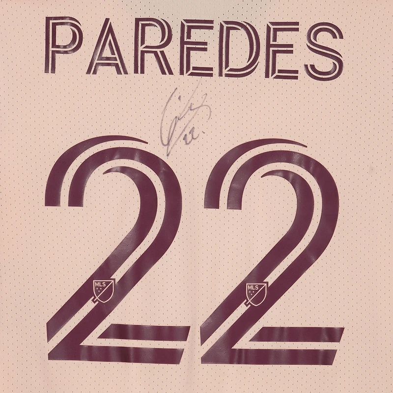 Maillot rose #22 autographié par Cristhian Paredes des Portland Timbers lors de la saison 2023 de la MLS