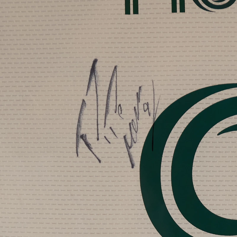 Maillot adidas beige dédicacé Felipe Mora des Portland Timbers, numéro 9, utilisé lors du match de la saison 2024 de la MLS - Taille M
